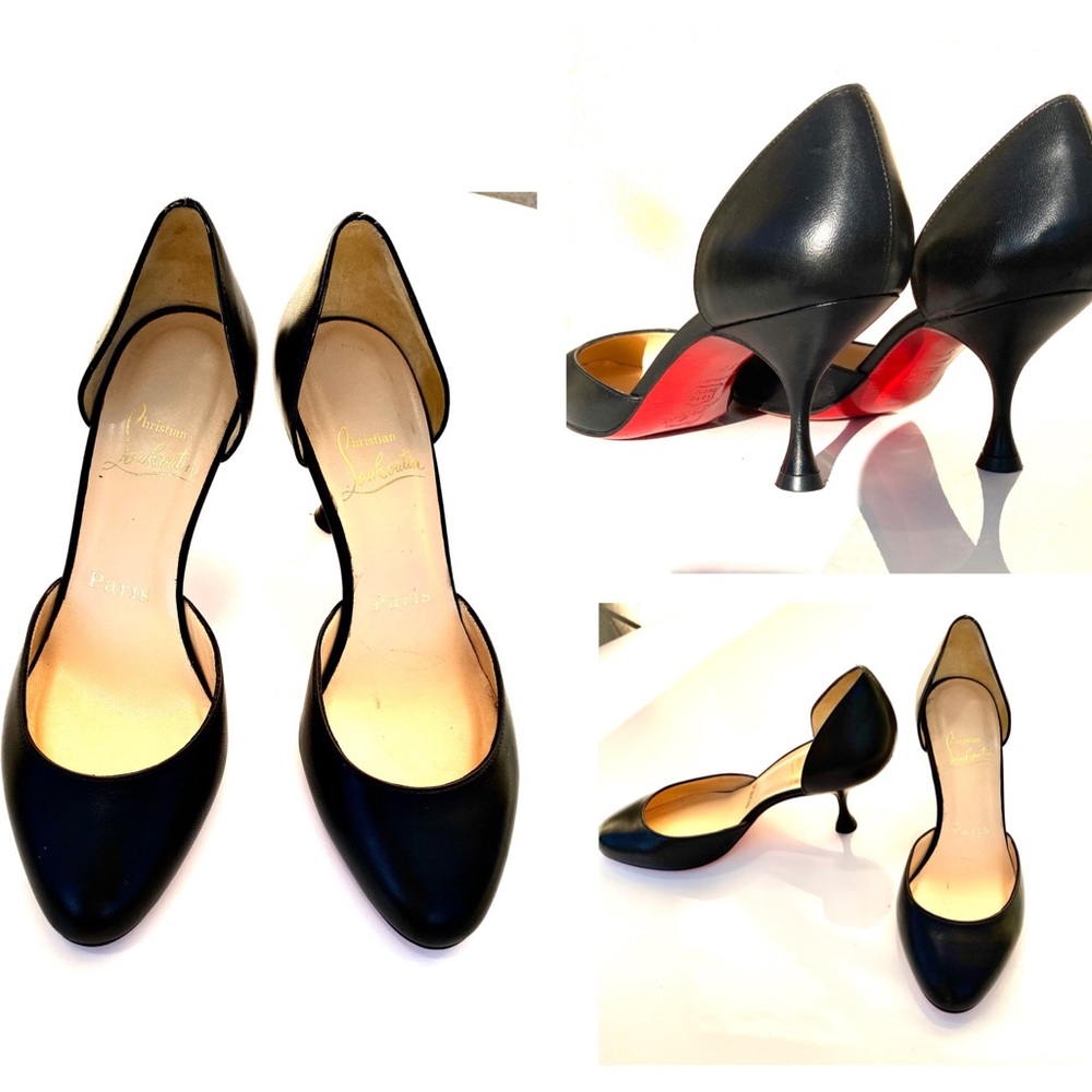 Christian Louboutin Stiletto Black Leather